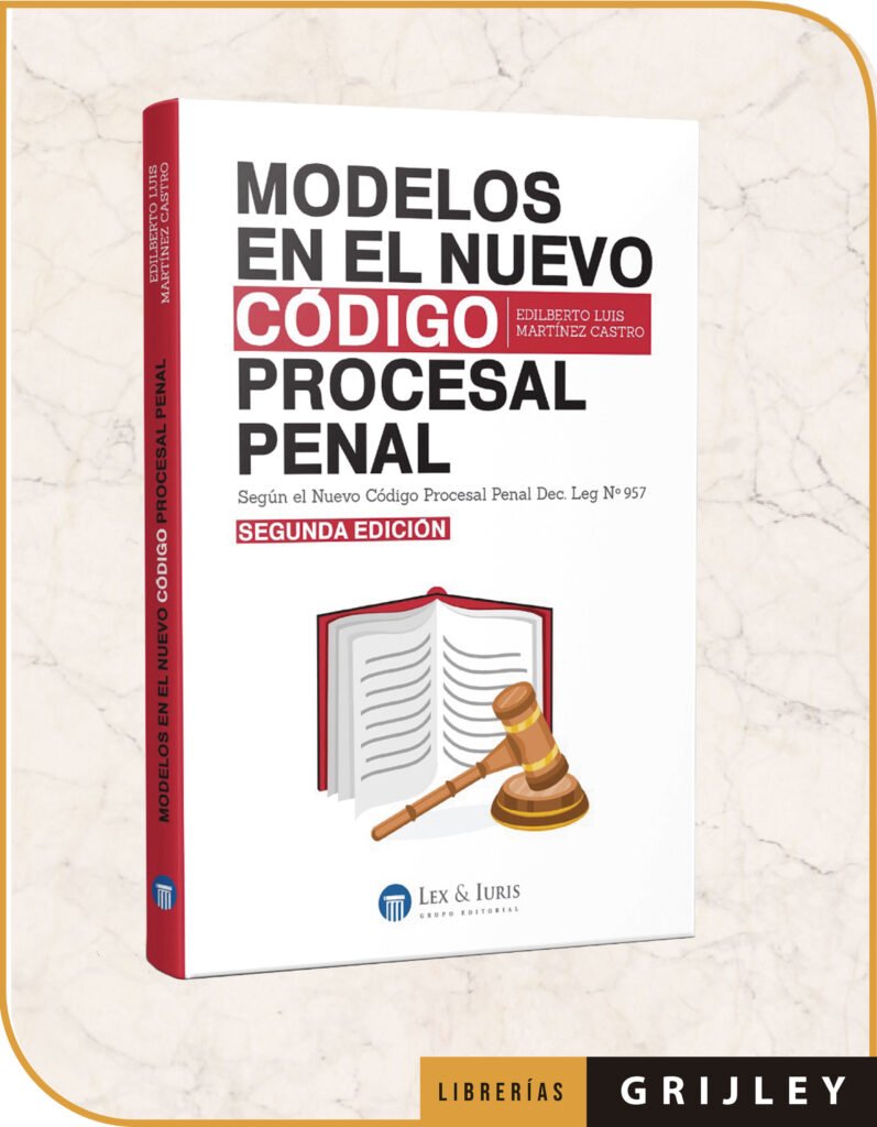 Modelos En El Nuevo C Digo Procesal Penal Librerias Grijley