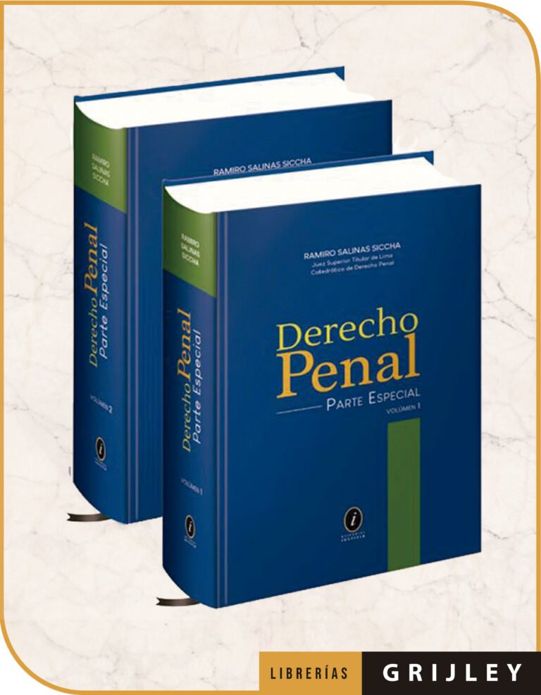 Derecho Penal parte Especial 2 Tomos - Librerias Grijley