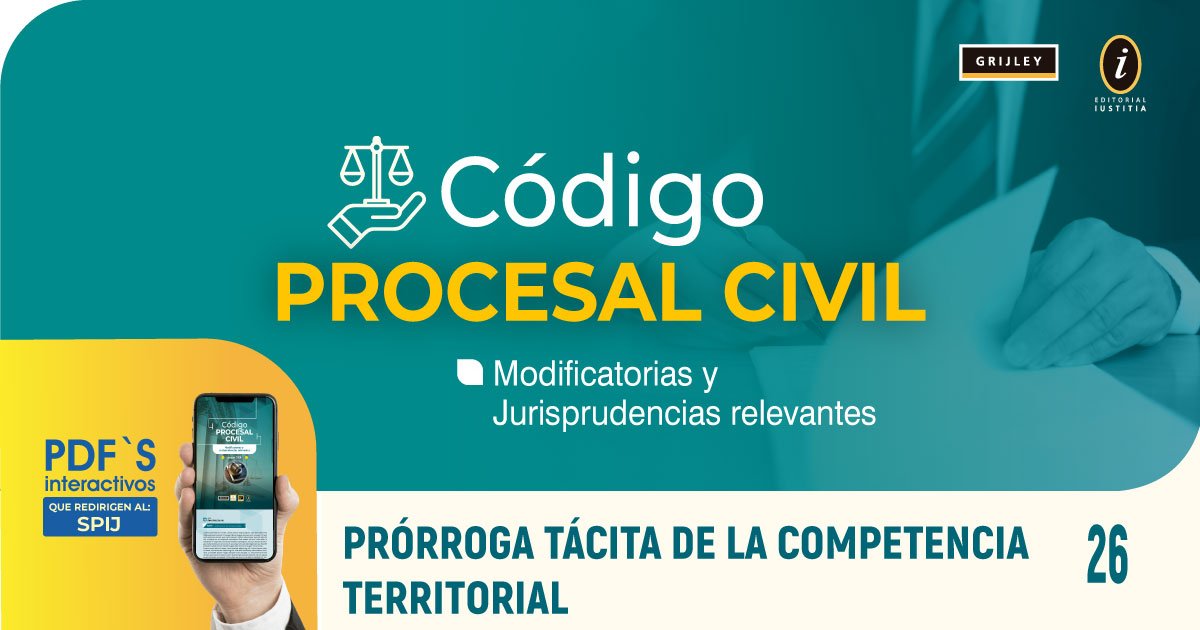 Artículo 26 del Código Procesal Civil
