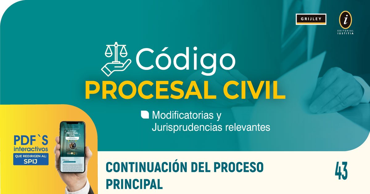 Artículo 43 del Código Procesal Civil