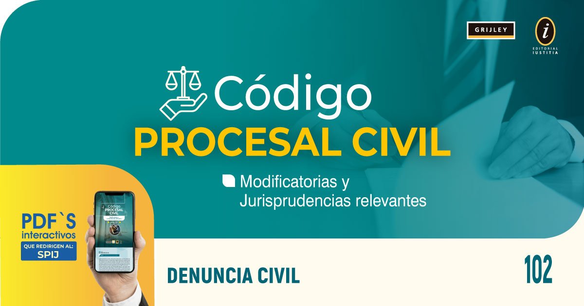 Artículo 102 del Código Procesal Civil
