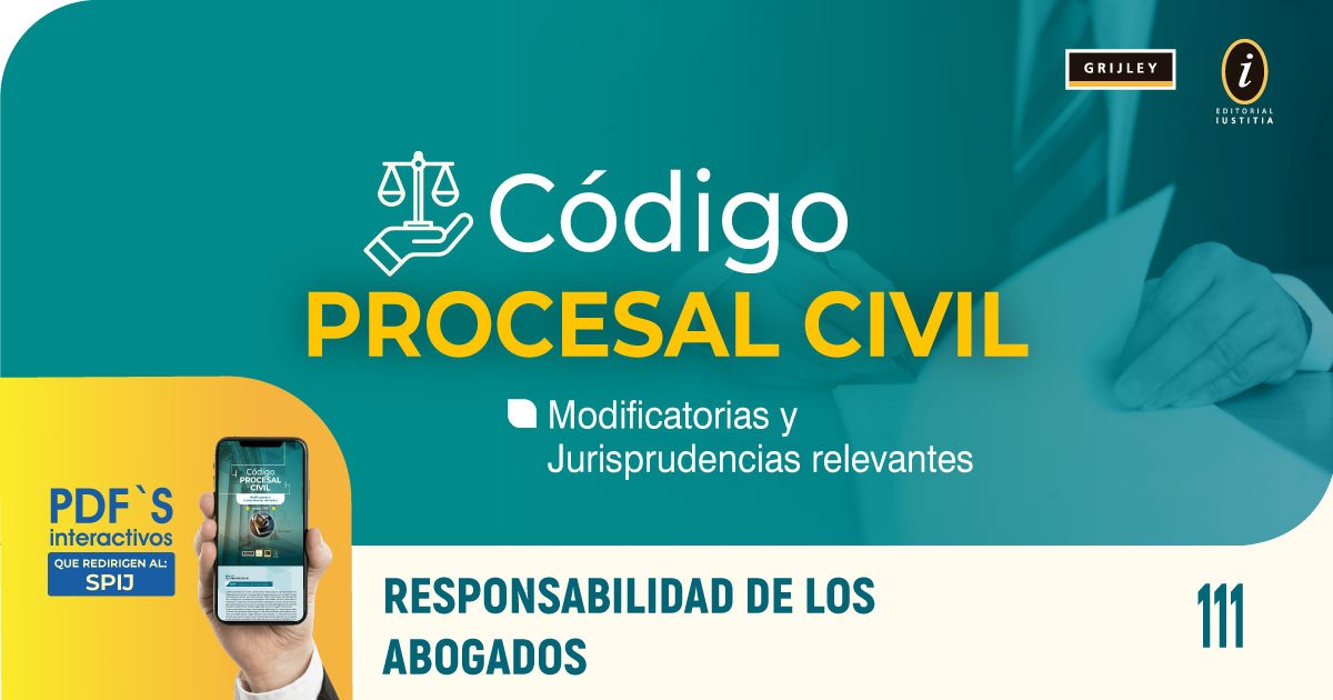 Artículo 111 del Código Procesal Civil