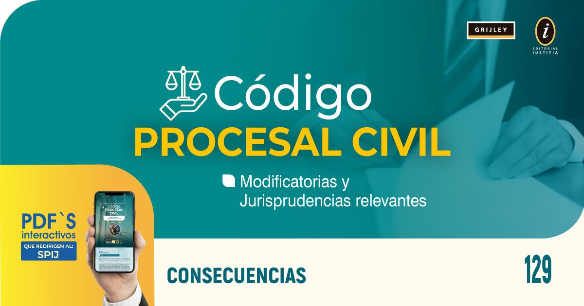Artículo 129 del Código Procesal Civil