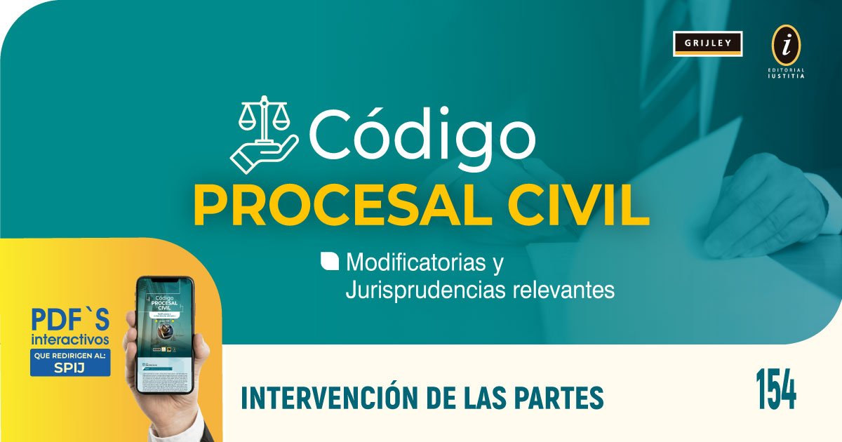 Artículo 154 del Código Procesal Civil