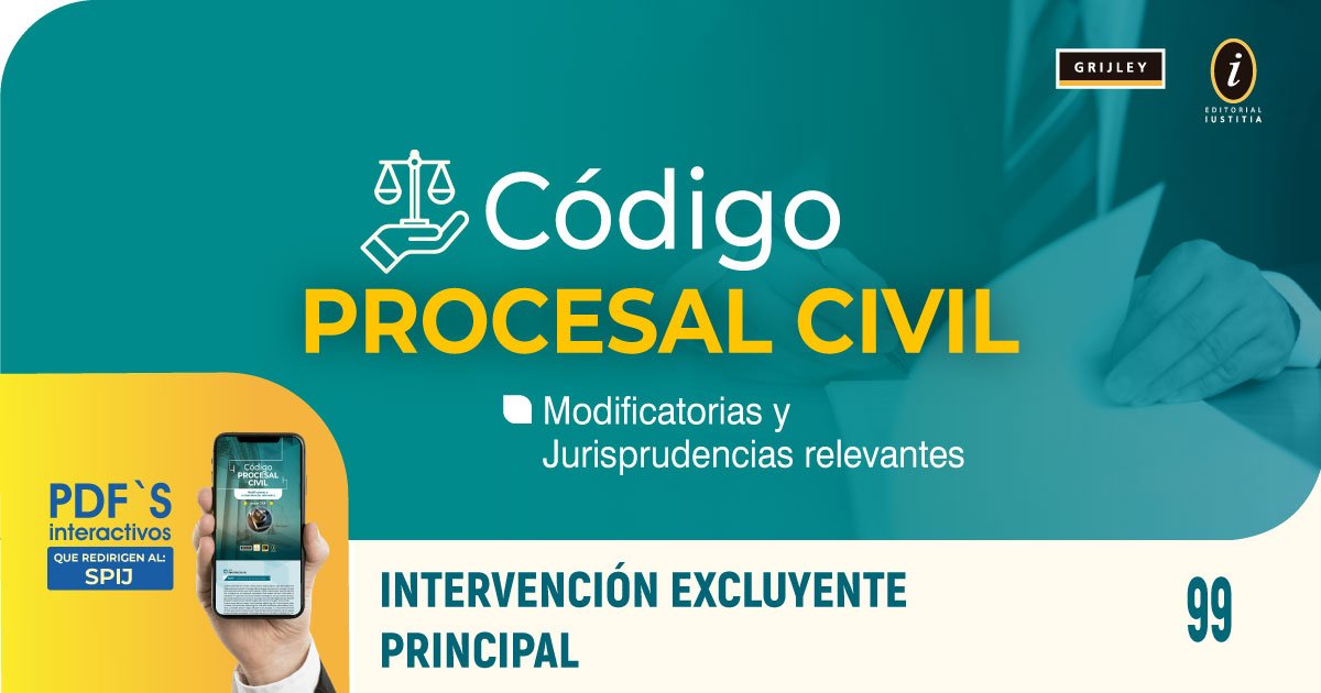 Artículo 99 del Código Procesal Civil