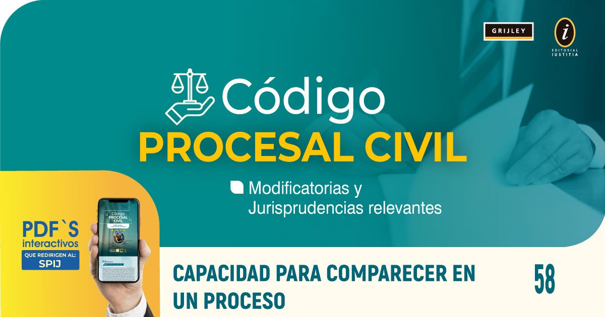 Artículo 58 del Código Procesal Civil
