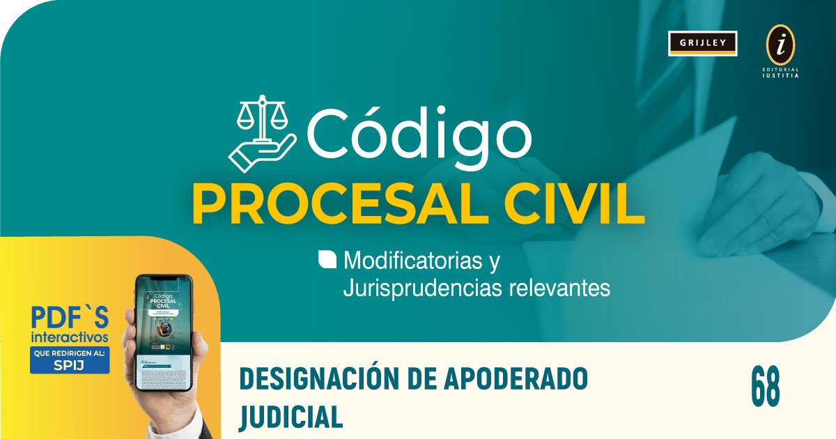 Artículo 68 del Código Procesal Civil