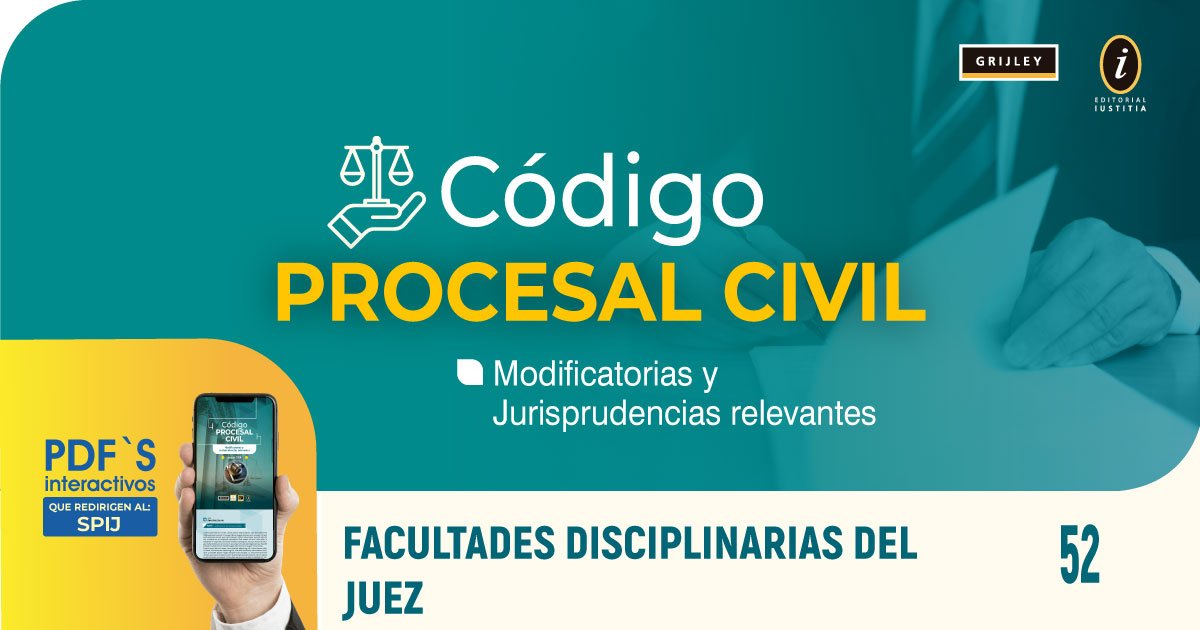 Artículo 52 del Código Procesal Civil