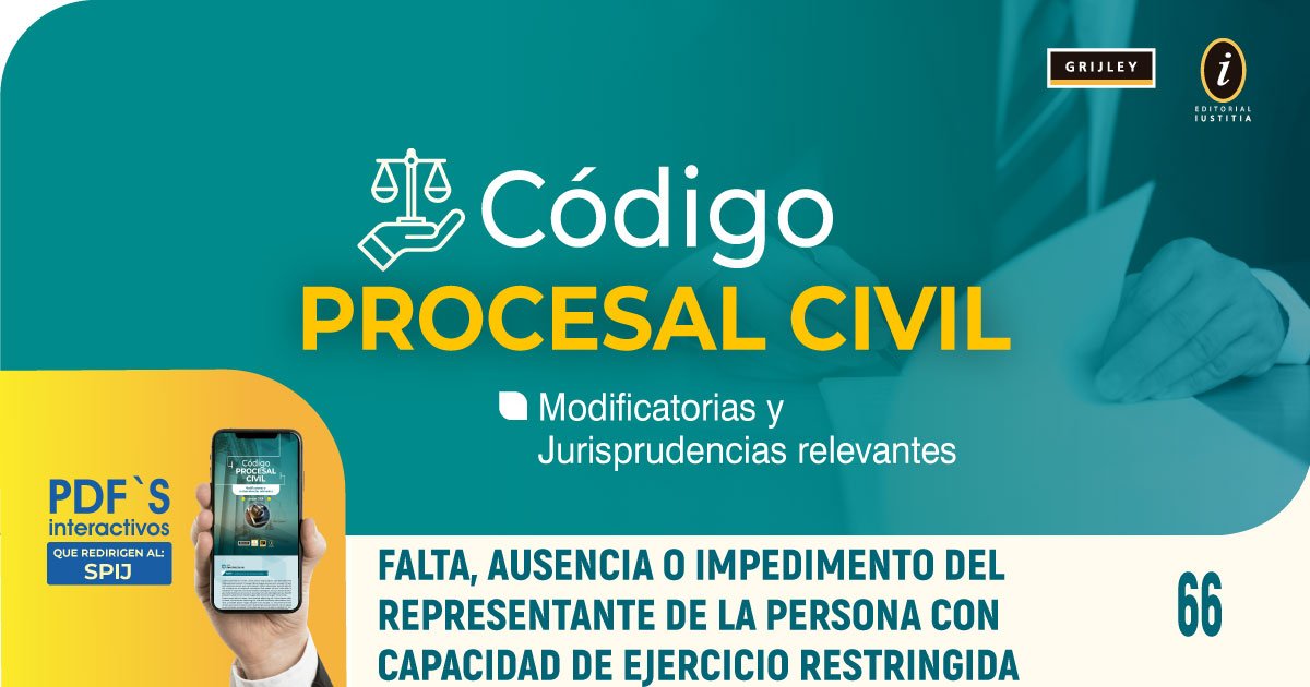Artículo 66 del Código Procesal Civil